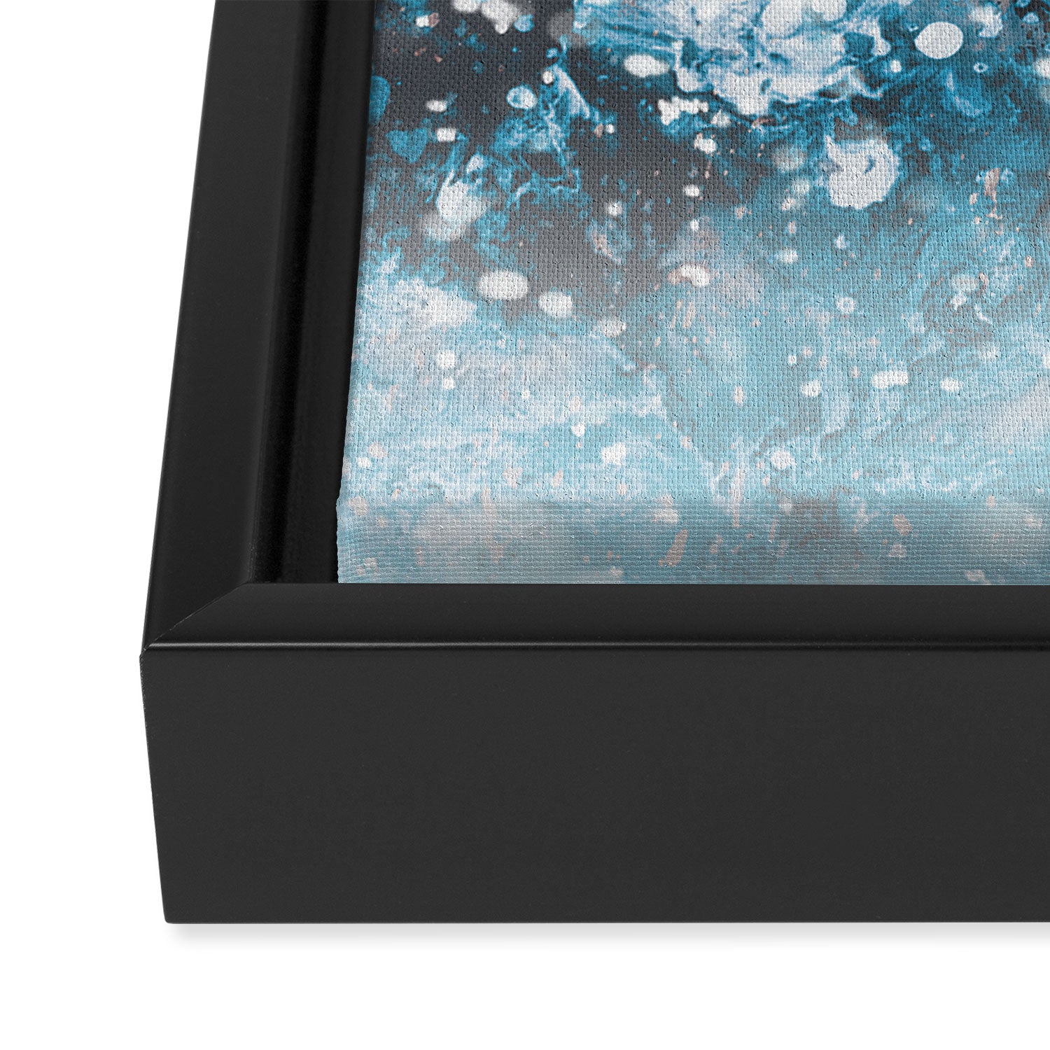 Snowflakes Framed Canvas Print Gallery Image 3