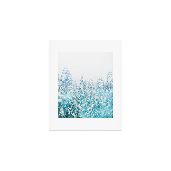 Snowy Pines Art Print Gallery Image 1