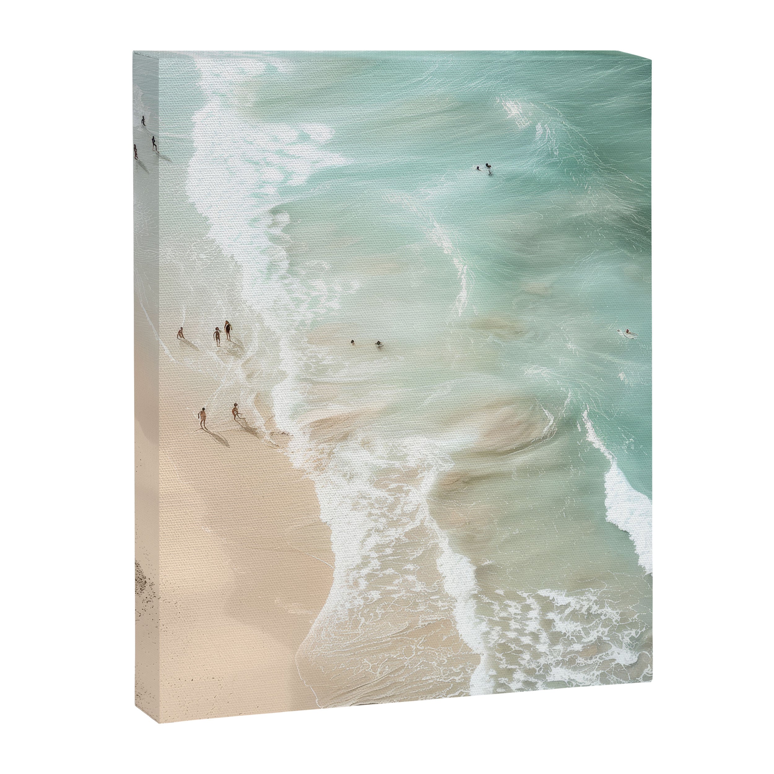 Soft Coastal Beach Scene Canvas Print Gallery Image 6