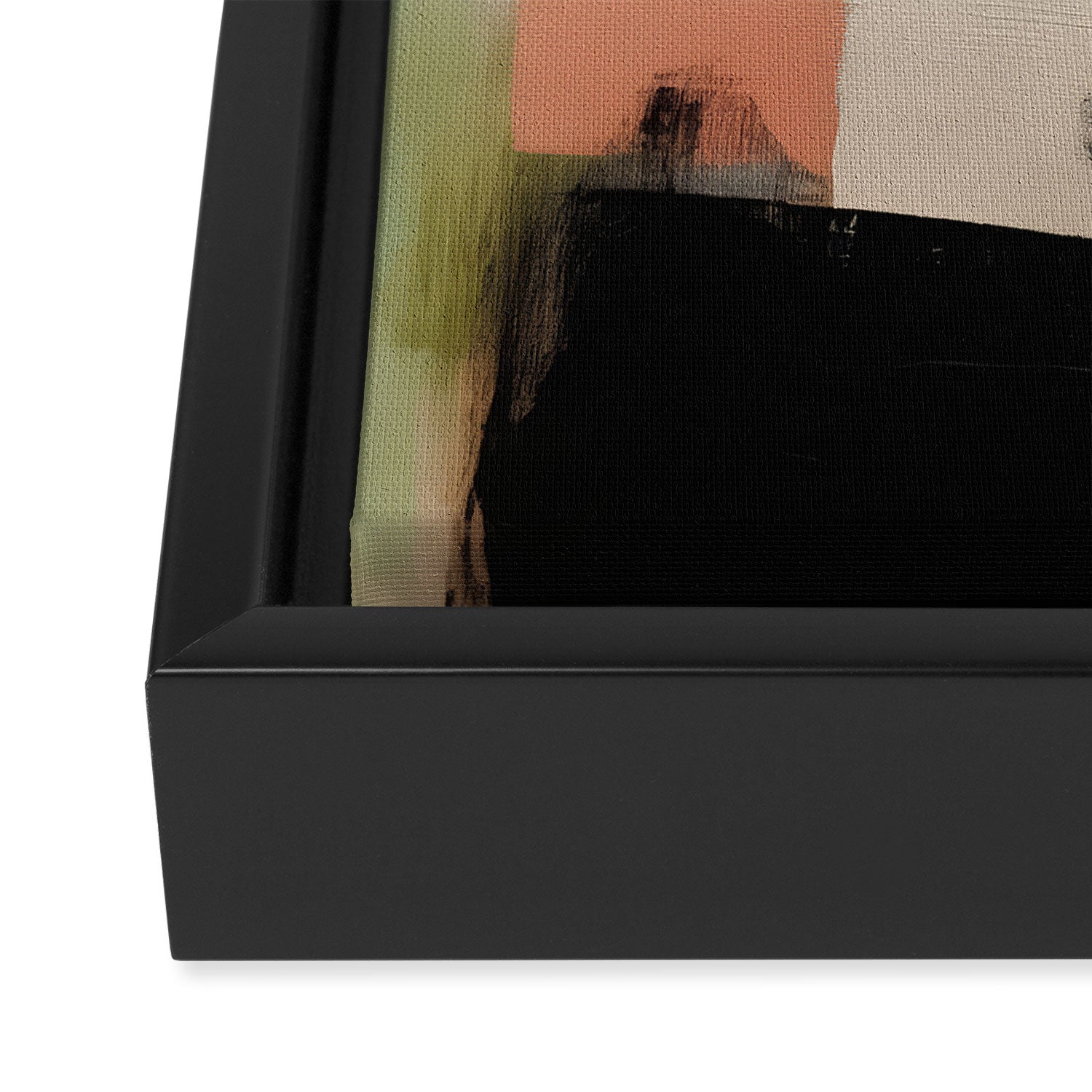 Soft Edge Abstraction 1 Framed Canvas Print Gallery Image 3