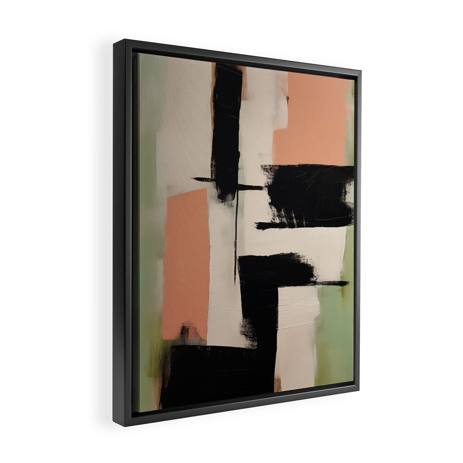 Soft Edge Abstraction 1 Framed Canvas Print Gallery Image 2