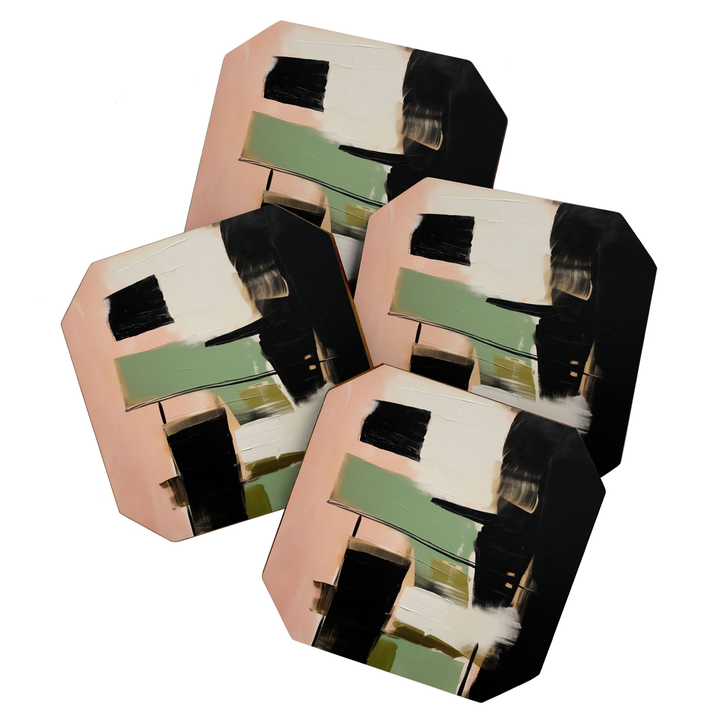 Soft Edge Abstraction 2 Coaster Gallery Image 1