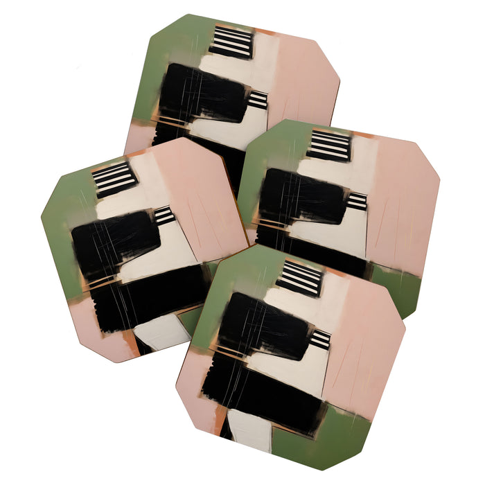 Soft Edge Abstraction 3 Coaster Gallery Image 1