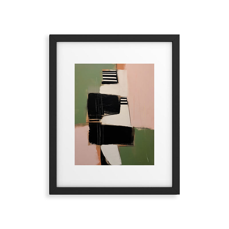 Soft Edge Abstraction 3 Framed Art Print Gallery Image 5