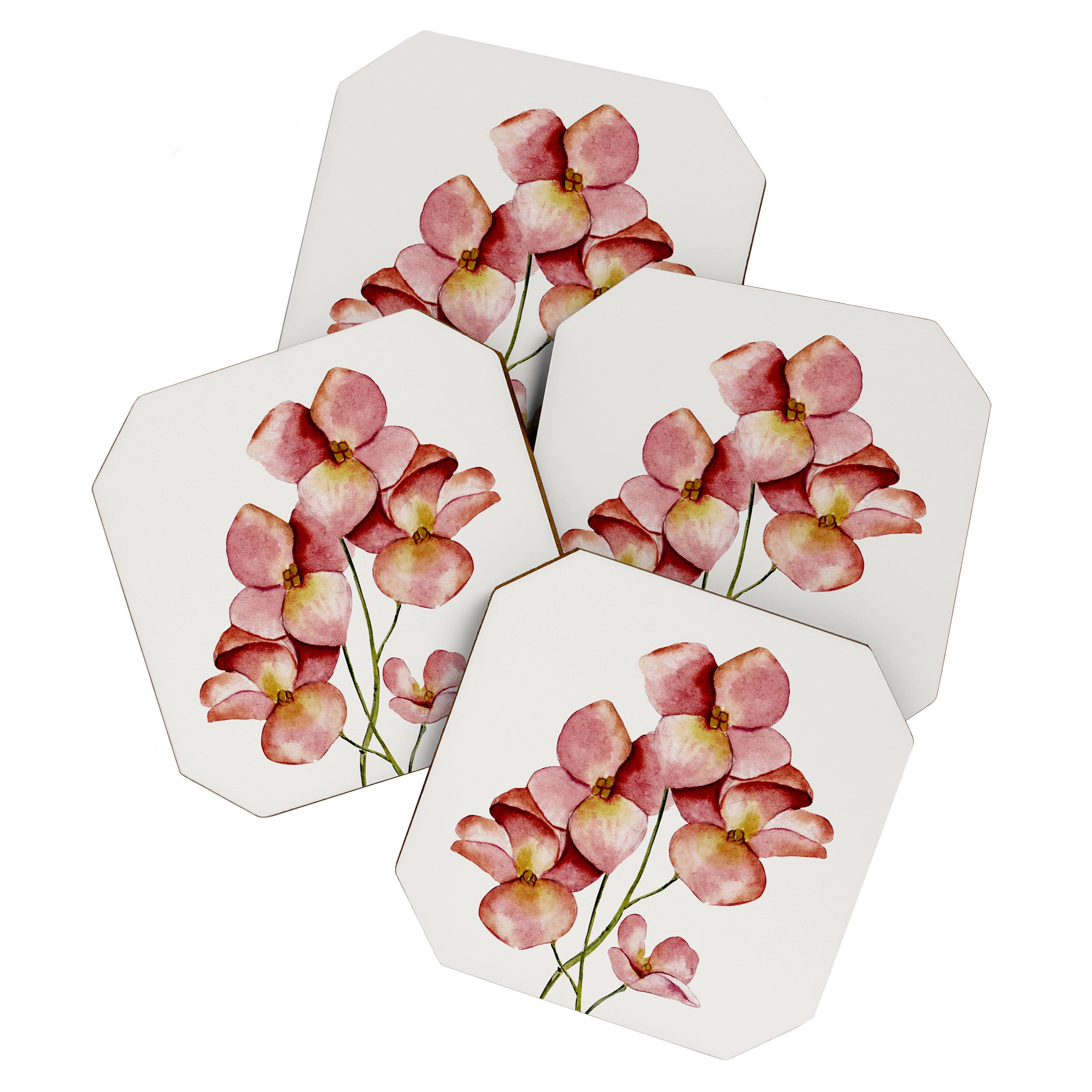 Soft Flowers Coaster Gallery Image 1