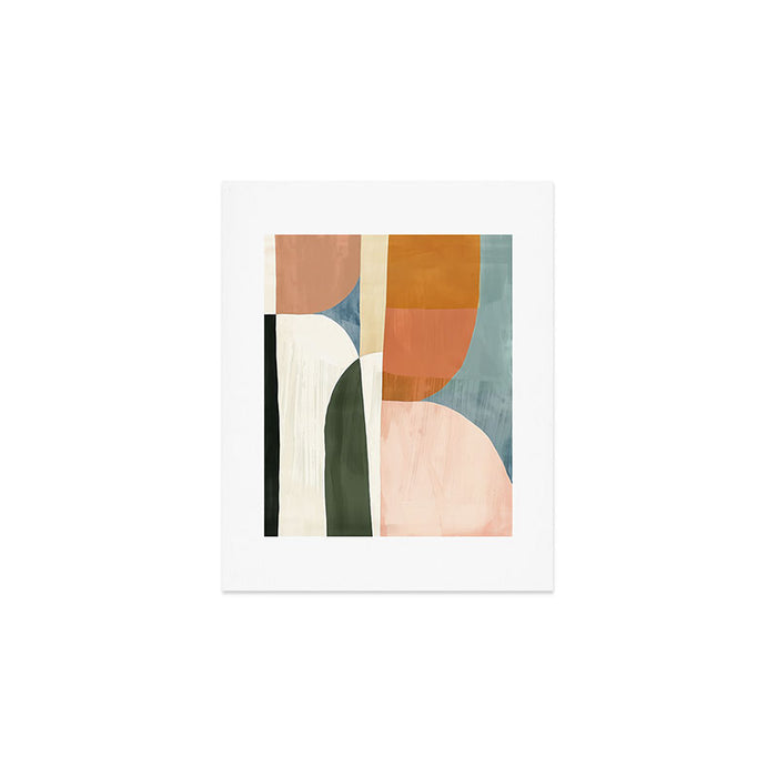 Soft Modern Abstract Shapes III Art Print Gallery Image 1