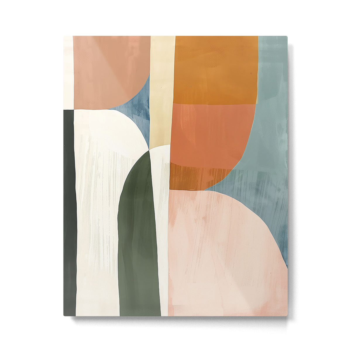 Soft Modern Abstract Shapes III Metal Print Gallery Image 4