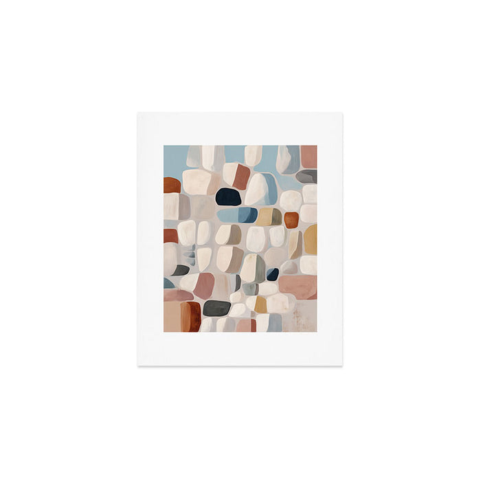 Soft Organic Stone Forms Art Print Gallery Image 1