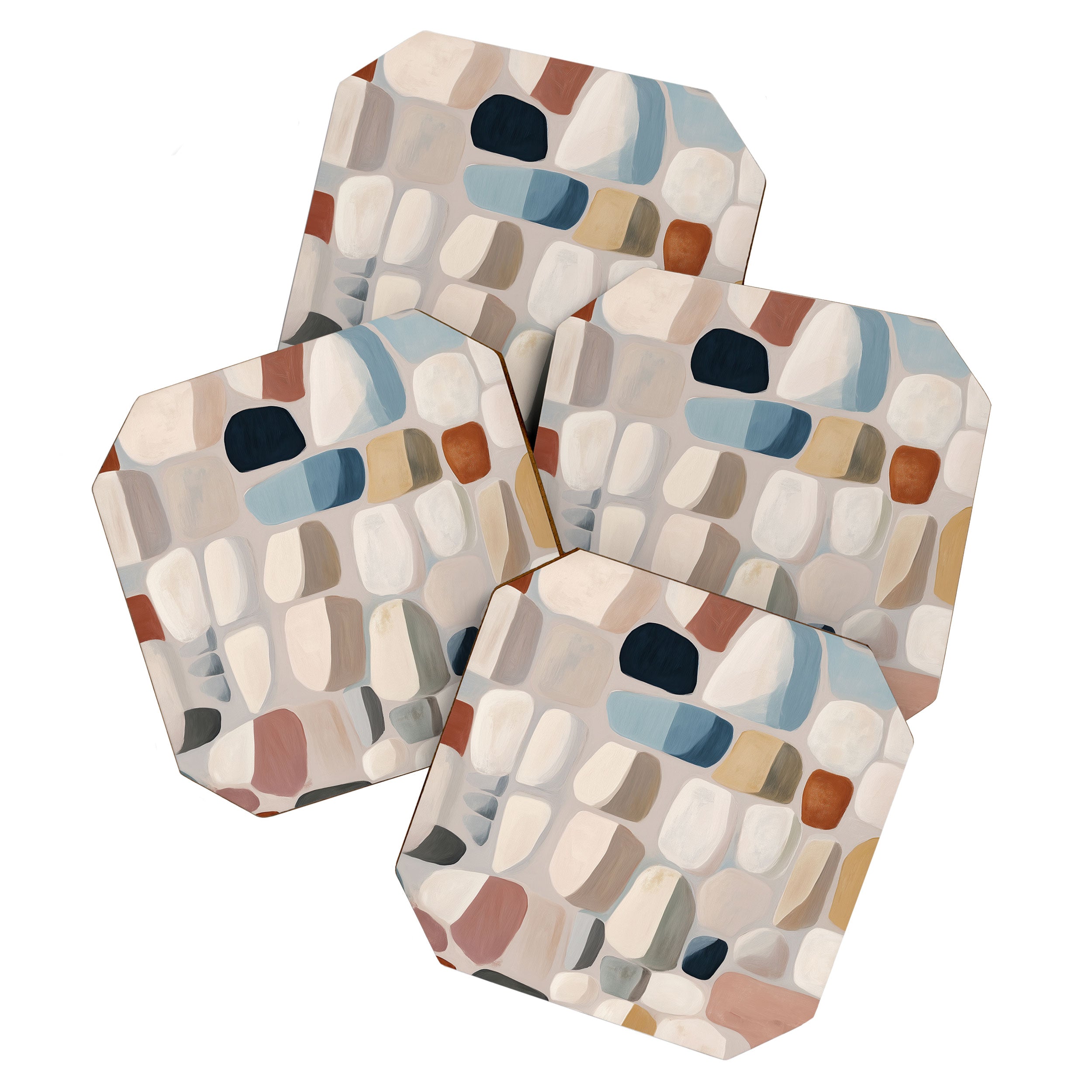 Soft Organic Stone Forms Coaster Gallery Image 1