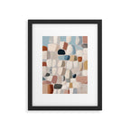 Soft Organic Stone Forms Framed Art Print Gallery Image 5