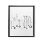 Solar System II Framed Canvas Print Gallery Image 8