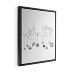 Solar System II Framed Canvas Print Gallery Image 2
