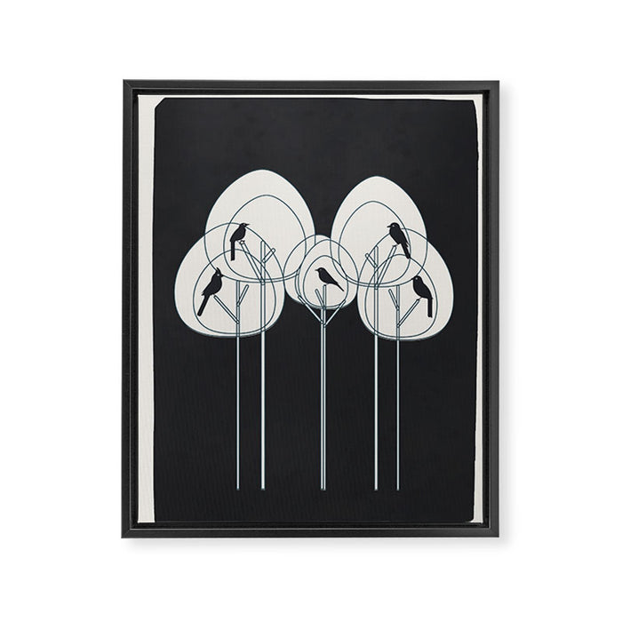 Song from the Branches 1 Framed Canvas Print Gallery Image 1