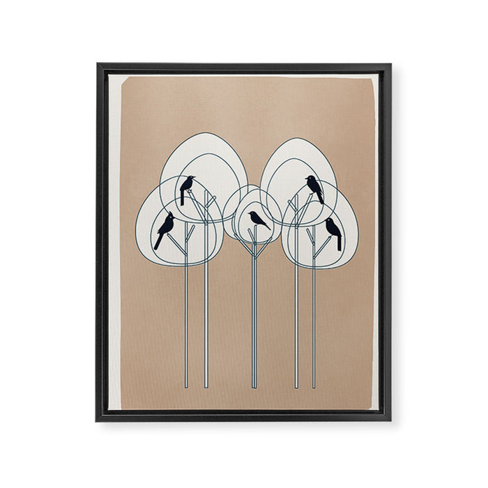 Song from the Branches 3 Framed Canvas Print Gallery Image 1
