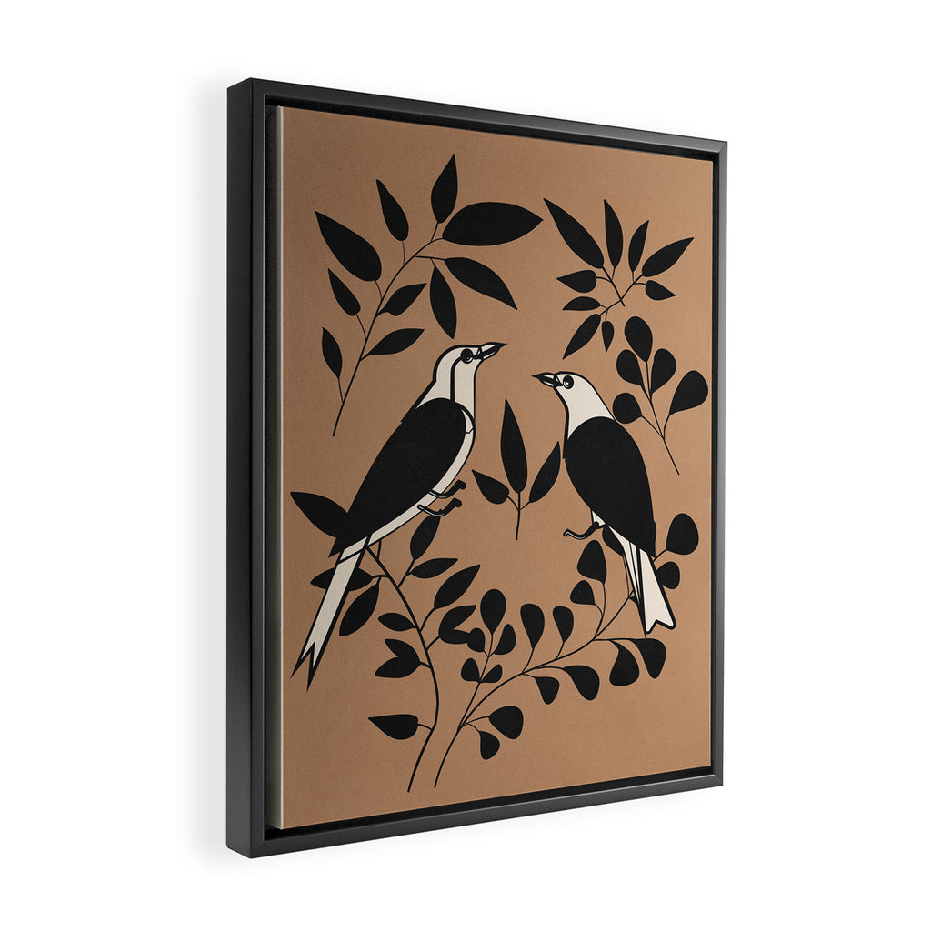 Song in the branches 5 Framed Canvas Print Gallery Image 2