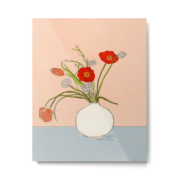 Spring Bouquet Uplifting Metal Print Gallery Image 1