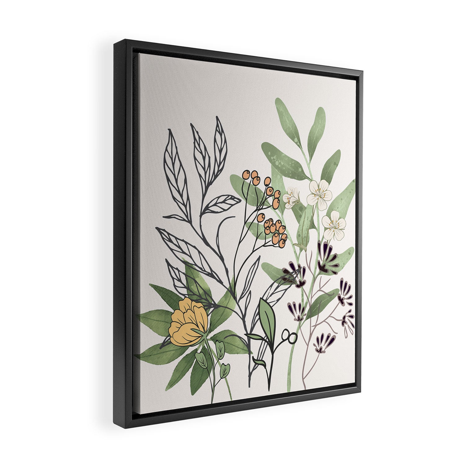 Spring Garden II Framed Canvas Print Gallery Image 2
