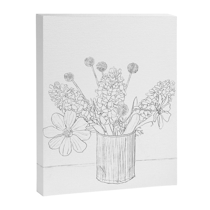  Spring Line Mood  Canvas Print Gallery Image 1
