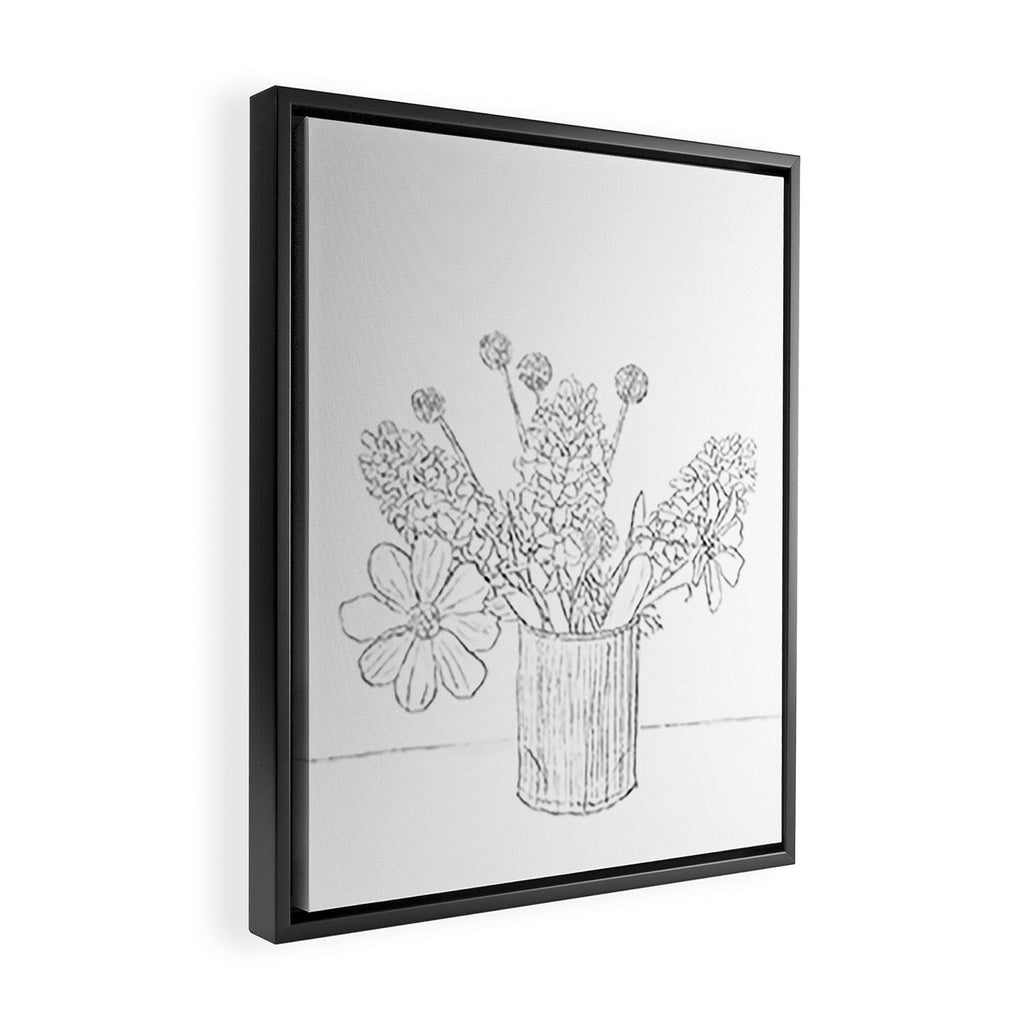  Spring Line Mood  Framed Canvas Print Gallery Image 2