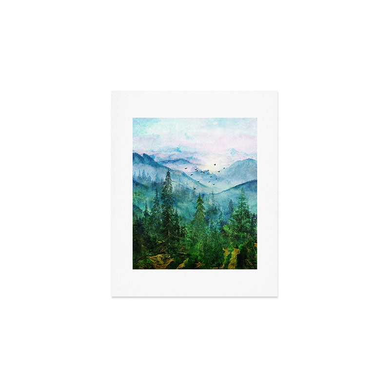 Spring Mountainscape Art Print Gallery Image 1