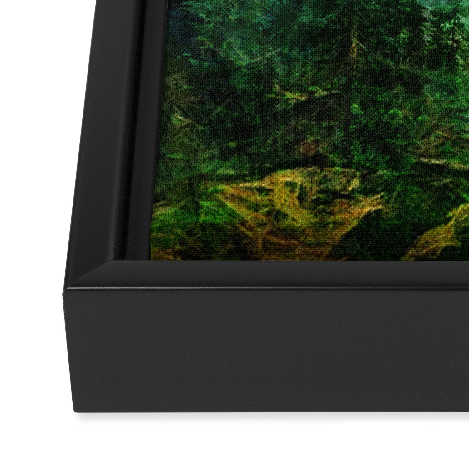 Spring Mountainscape Framed Canvas Print Gallery Image 3