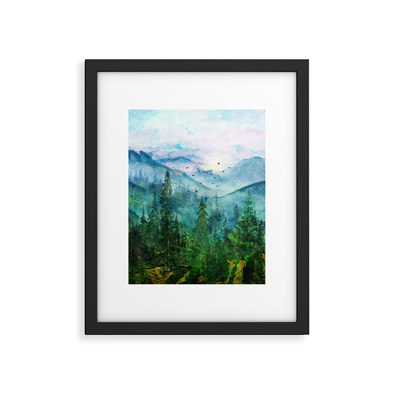 Spring Mountainscape Framed Art Print Gallery Image 4