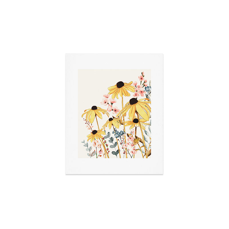 Summer Flowers Art Print Gallery Image 1