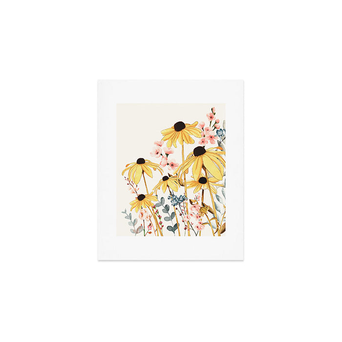 Summer Flowers Art Print Gallery Image 1