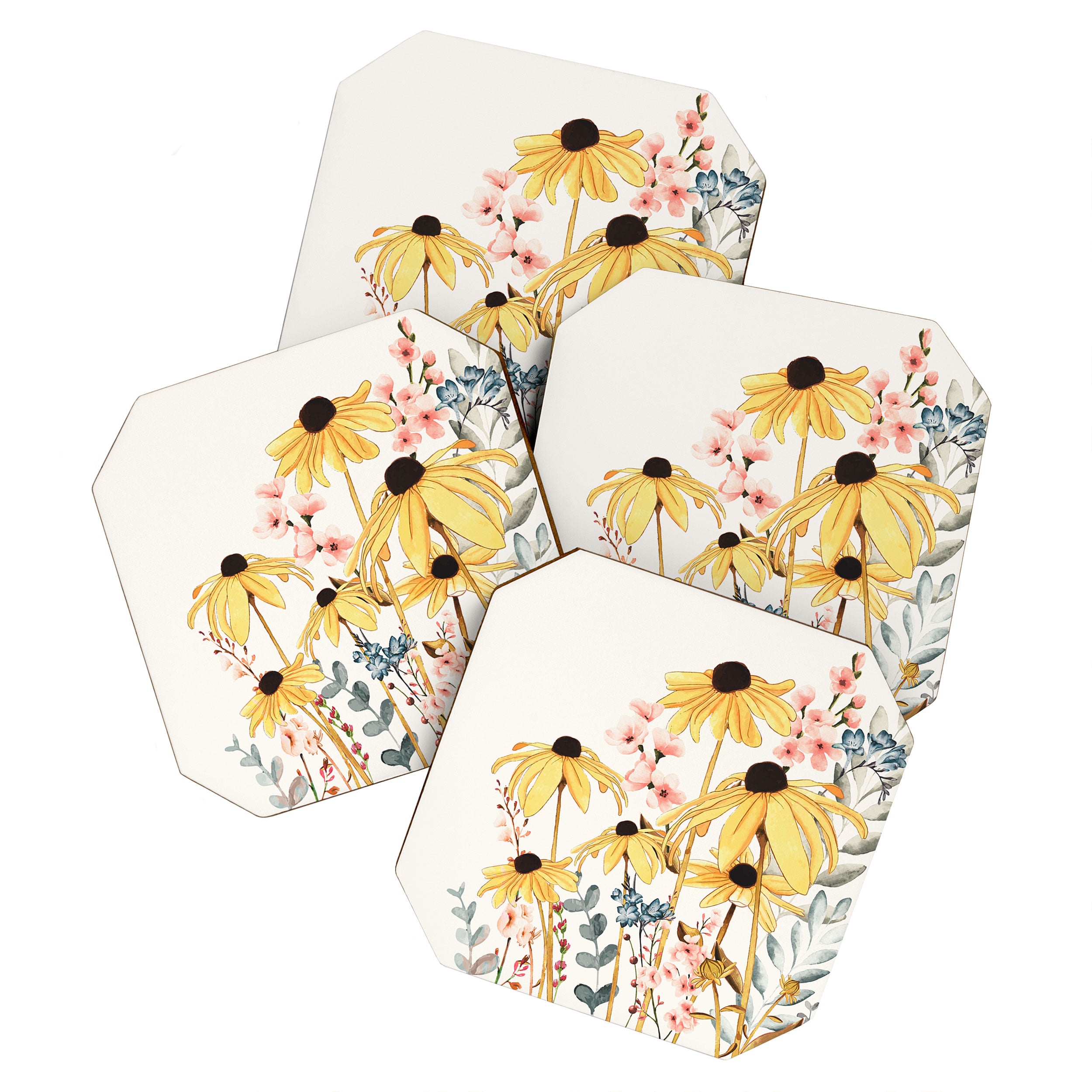 Summer Flowers Coaster Gallery Image 1