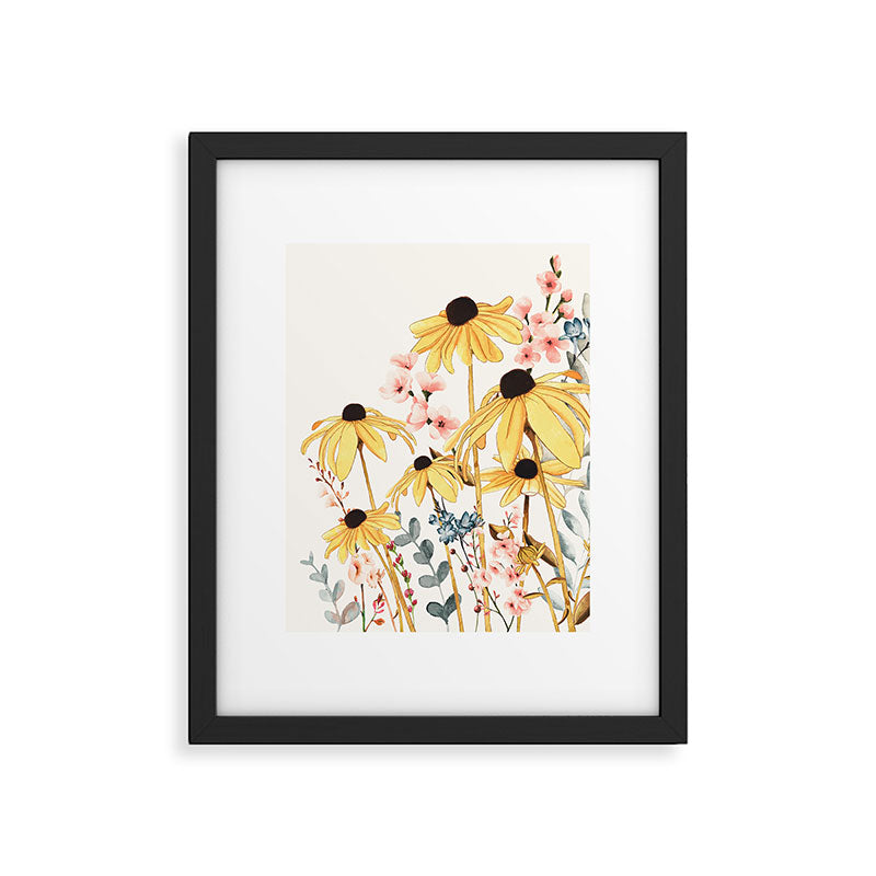 Summer Flowers Framed Art Print Gallery Image 4