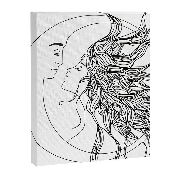 Sun and Moon II Canvas Print Gallery Image 1