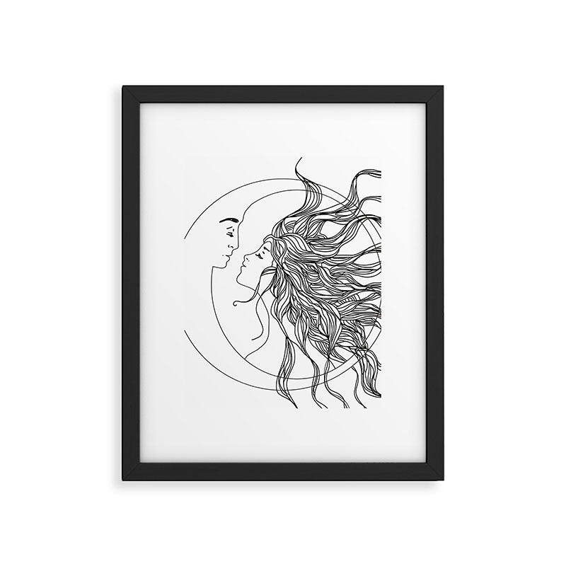 Sun and Moon II Framed Art Print Gallery Image 6
