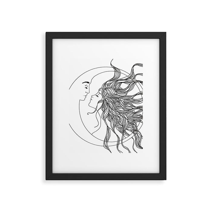 Sun and Moon II Framed Art Print Gallery Image 1