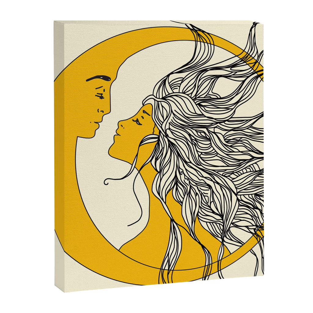 Sun and Moon Canvas Print Gallery Image 3