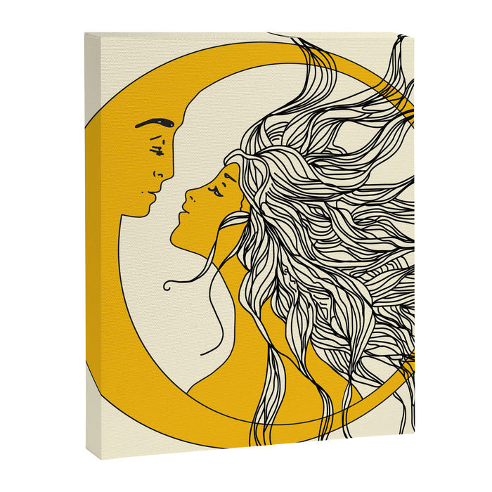 Sun and Moon Canvas Print Gallery Image 1
