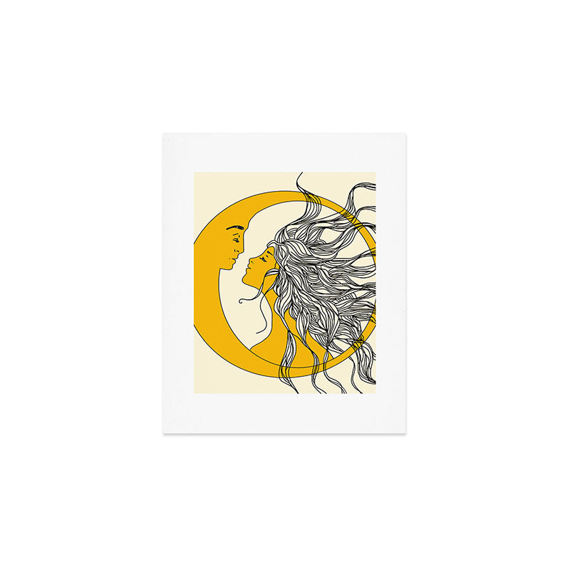 Sun and Moon Art Print Gallery Image 1