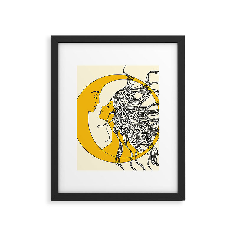 Sun and Moon Framed Art Print Gallery Image 4