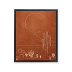 Sun over the Desert 1 Framed Canvas Print Gallery Image 8