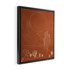 Sun over the Desert 1 Framed Canvas Print Gallery Image 2