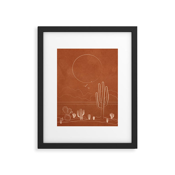 Sun over the Desert 1 Framed Art Print Gallery Image 1
