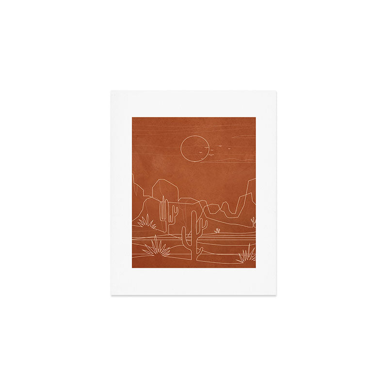 Sun over the Desert 3 Art Print Gallery Image 1