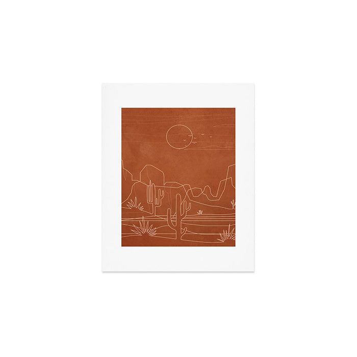 Sun over the Desert 3 Art Print Gallery Image 1