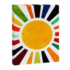 Sun Retro Art Canvas Print Gallery Image 8