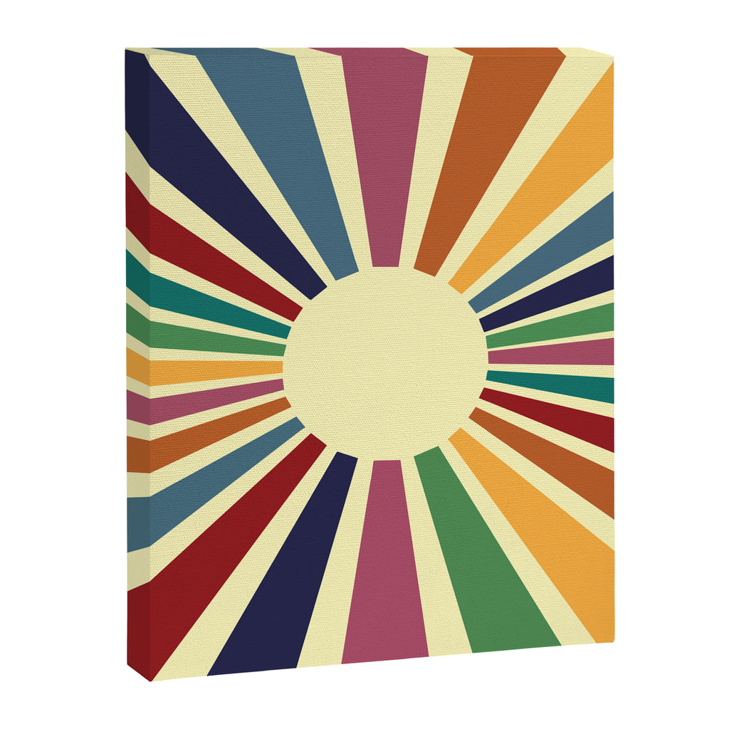 Sun Retro Art II Canvas Print Gallery Image 6
