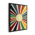 Sun Retro Art II Framed Canvas Print Gallery Image 2