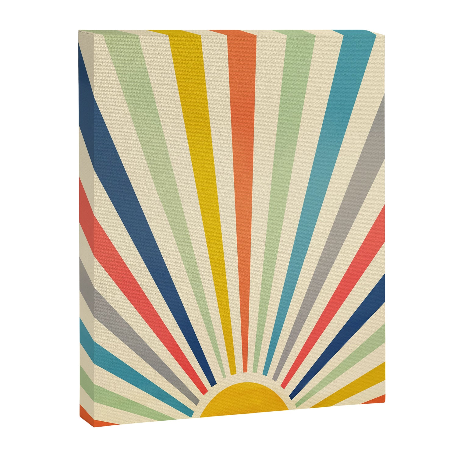 Sun Retro Art III Canvas Print Gallery Image 3