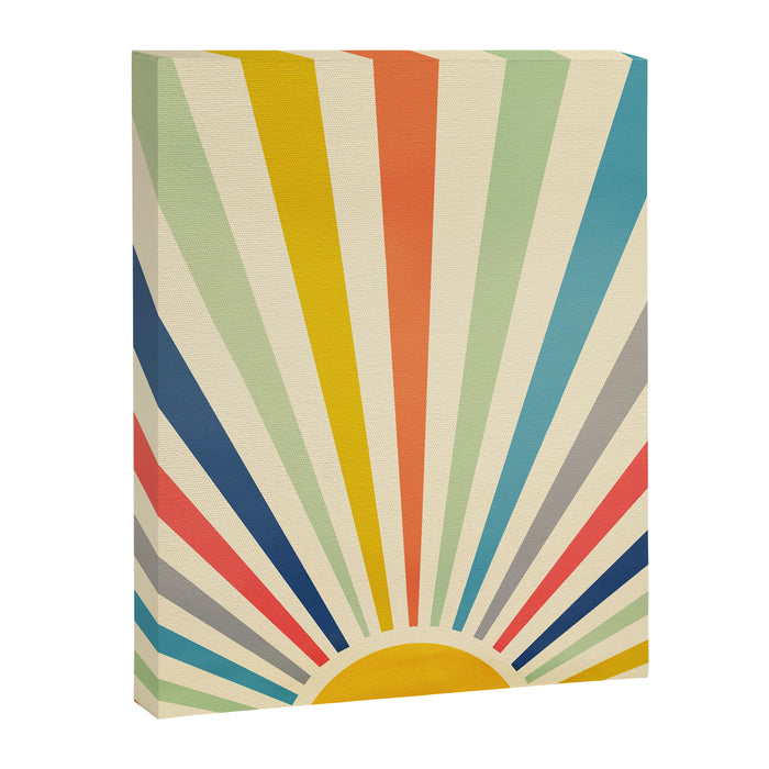 Sun Retro Art III Canvas Print Gallery Image 1