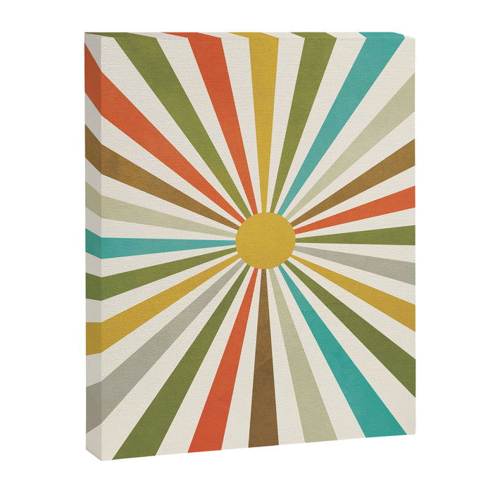 Sun Retro Art IV Canvas Print Gallery Image 1
