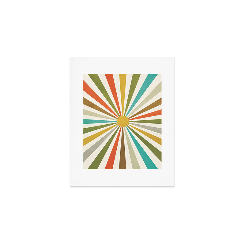 Sun Retro Art IV Art Print Gallery Image 1