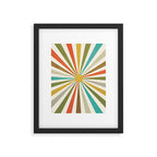 Sun Retro Art IV Framed Art Print Gallery Image 5